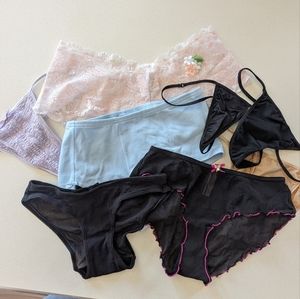 Lot of 8 Victoria's Secret panties. Assorted styles, sizes S & M, euc